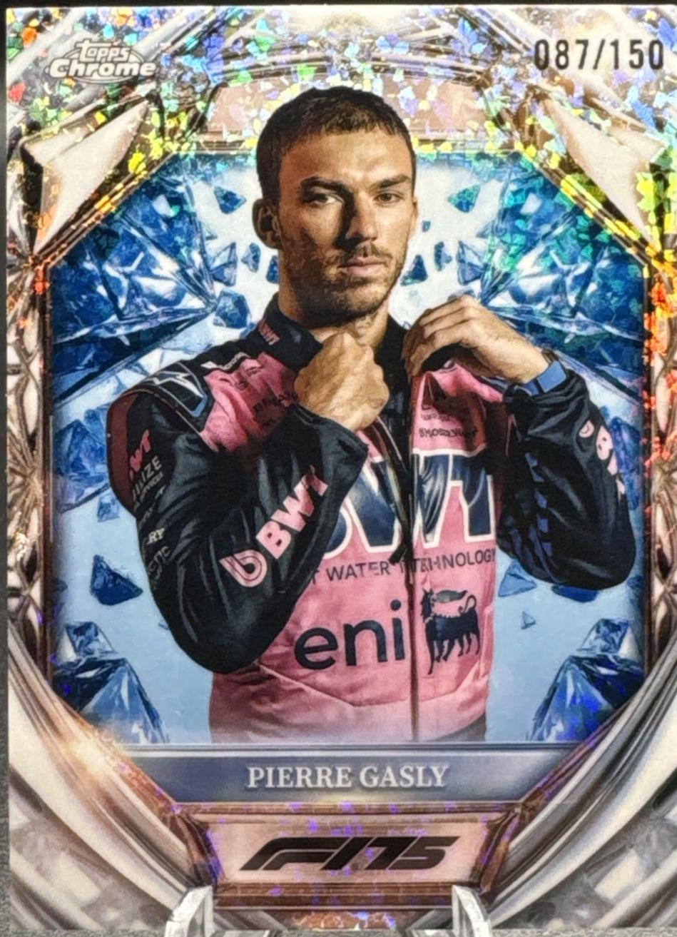 Pierre Gasly [Blue Mini-Diamond Refractor] #D75-16