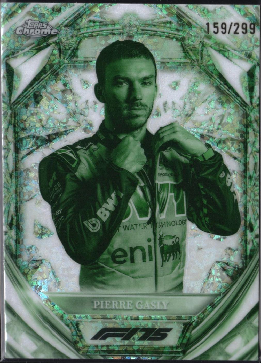 Pierre Gasly [Night Vision Mini-Diamond Refractor] #D75-16