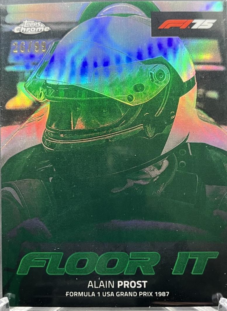 Alain Prost [Green Refractor] #FI-1