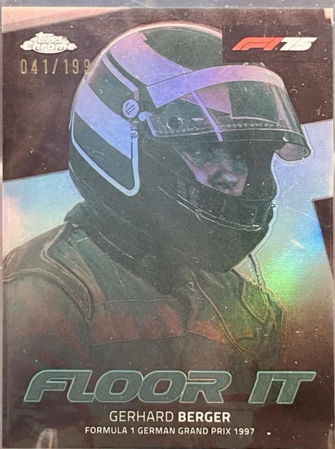 Gerhard Berger [Aqua Refractor] #FI-3