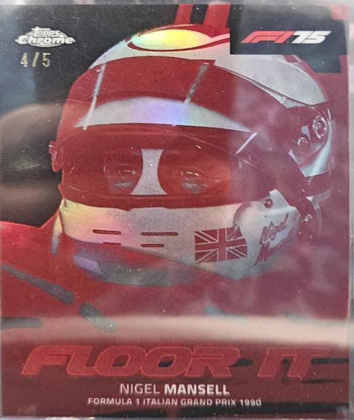 Nigel Mansell [Red Refractor] #FI-9