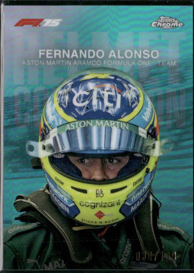Fernando Alonso [Aqua Refractor] #HC-6