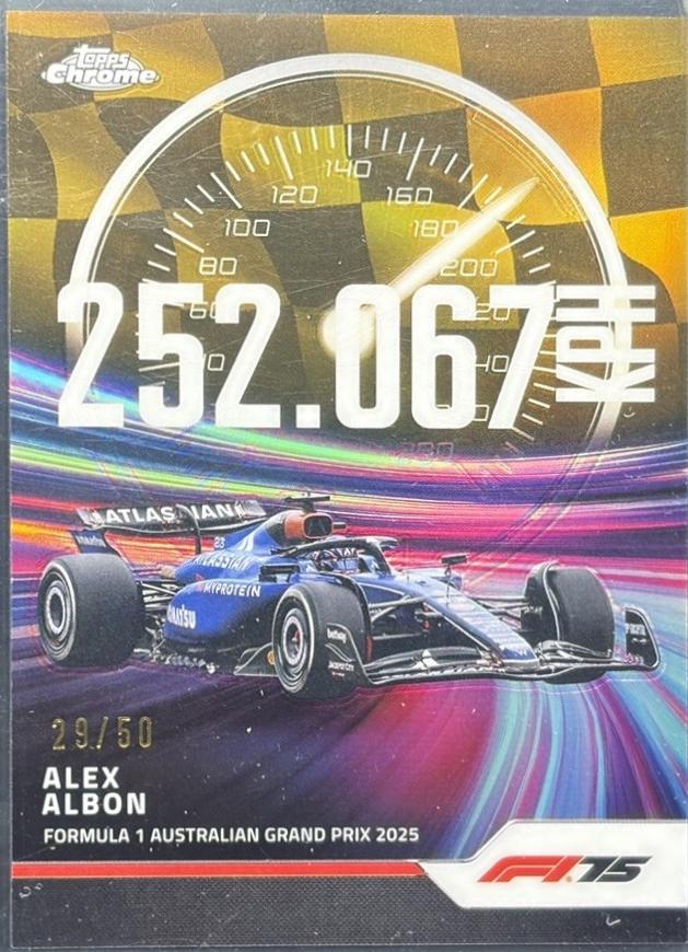 Alex Albon [Gold Refractor] #TS-9