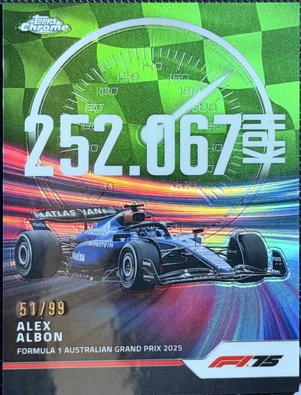 Alex Albon [Green Refractor] #TS-9