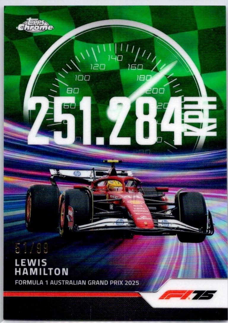Lewis Hamilton [Green Refractor] #TS-2