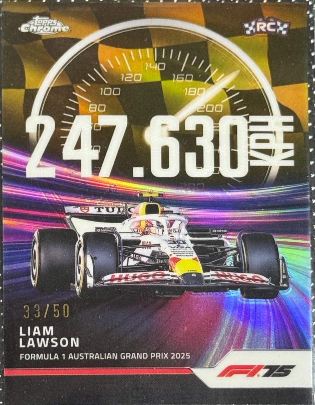 Liam Lawson [Gold Refractor] #TS-6