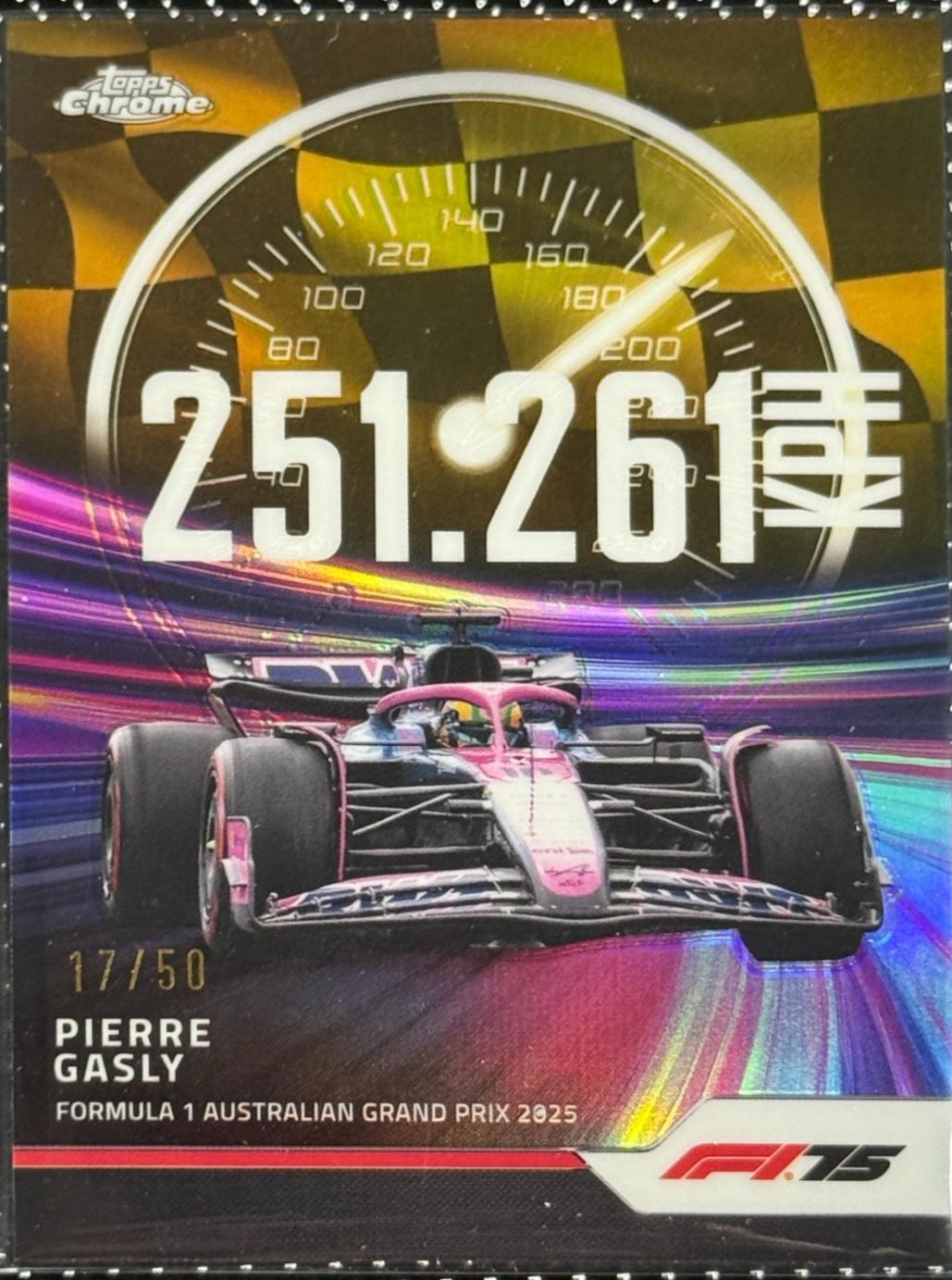 Pierre Gasly [Gold Refractor] #TS-8