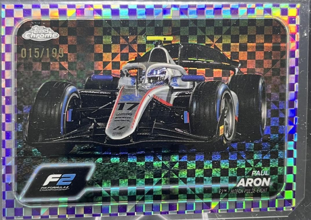 Paul Aron [Checker Flag Purple Refractor] #103