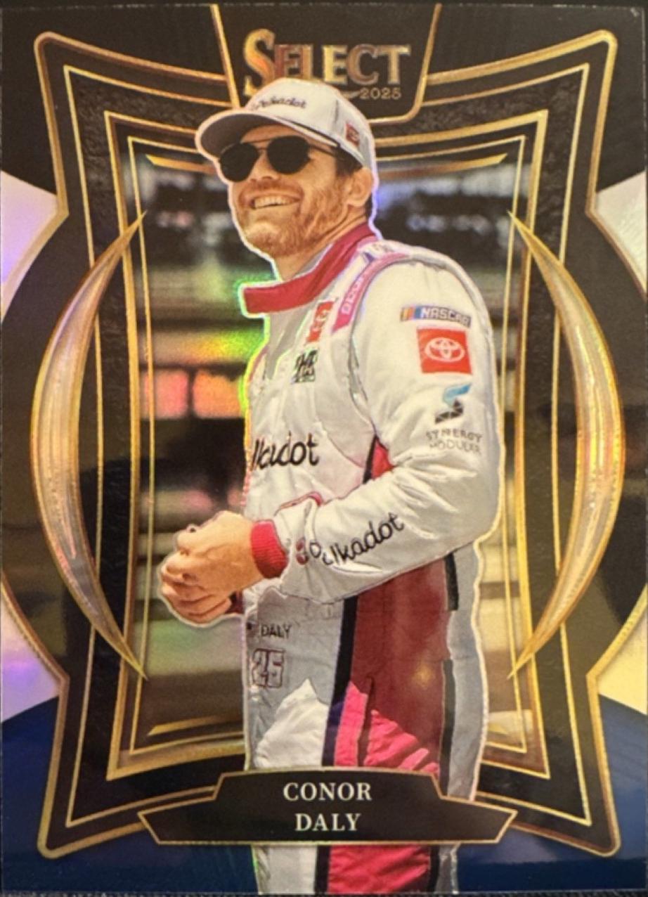 Conor Daly [Black Blue Prizm] #25