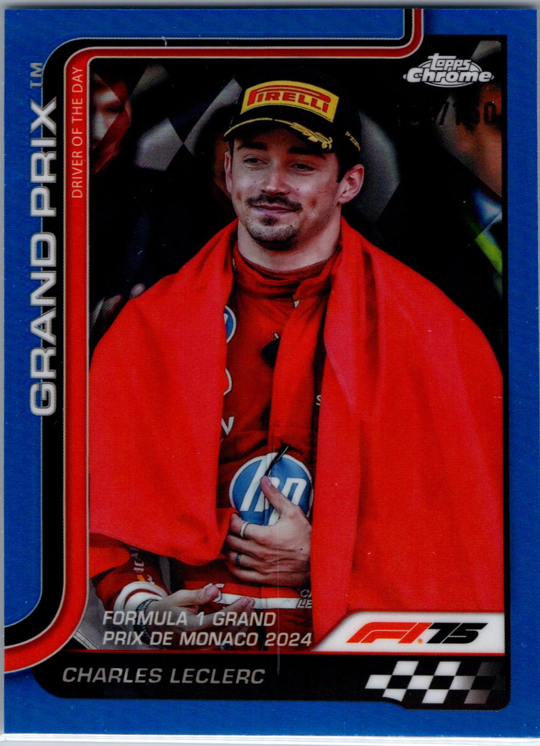 Charles Leclerc [Blue Refractor] #129