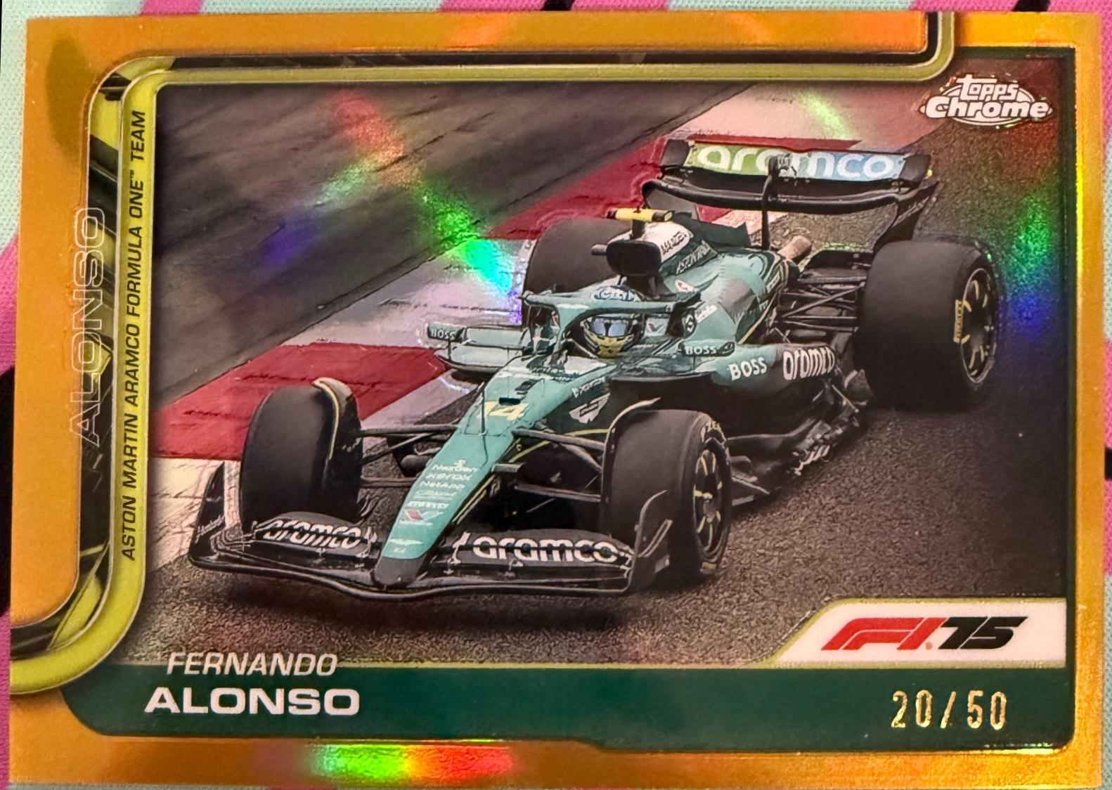 Fernando Alonso [Gold Refractor] #81
