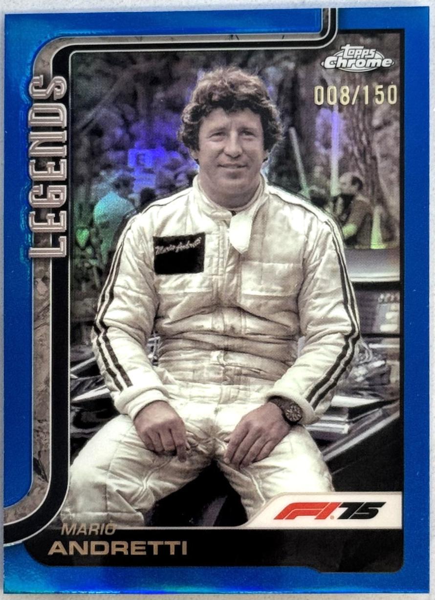 Mario Andretti [Blue Refractor] #161