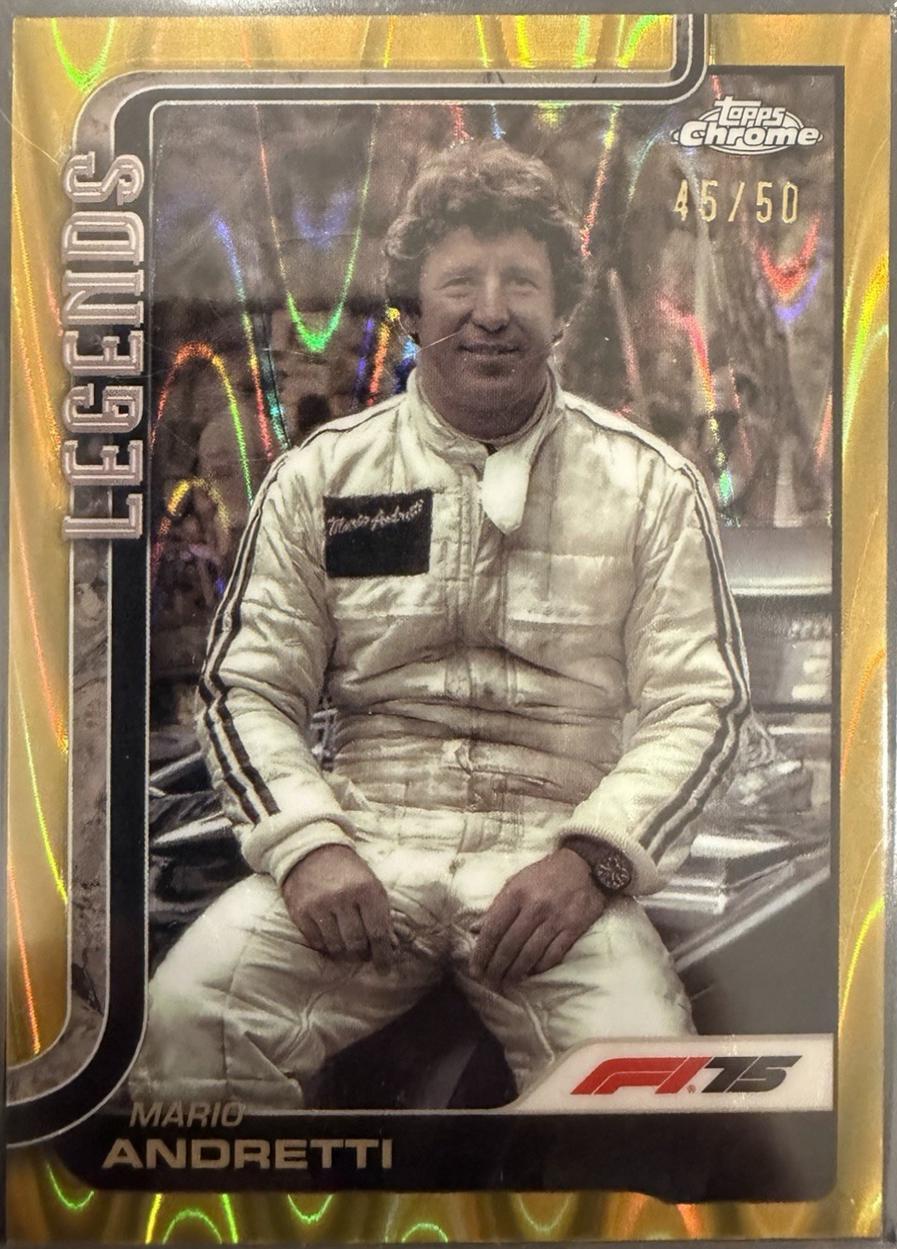 Mario Andretti [Gold RayWave Refractor] #161