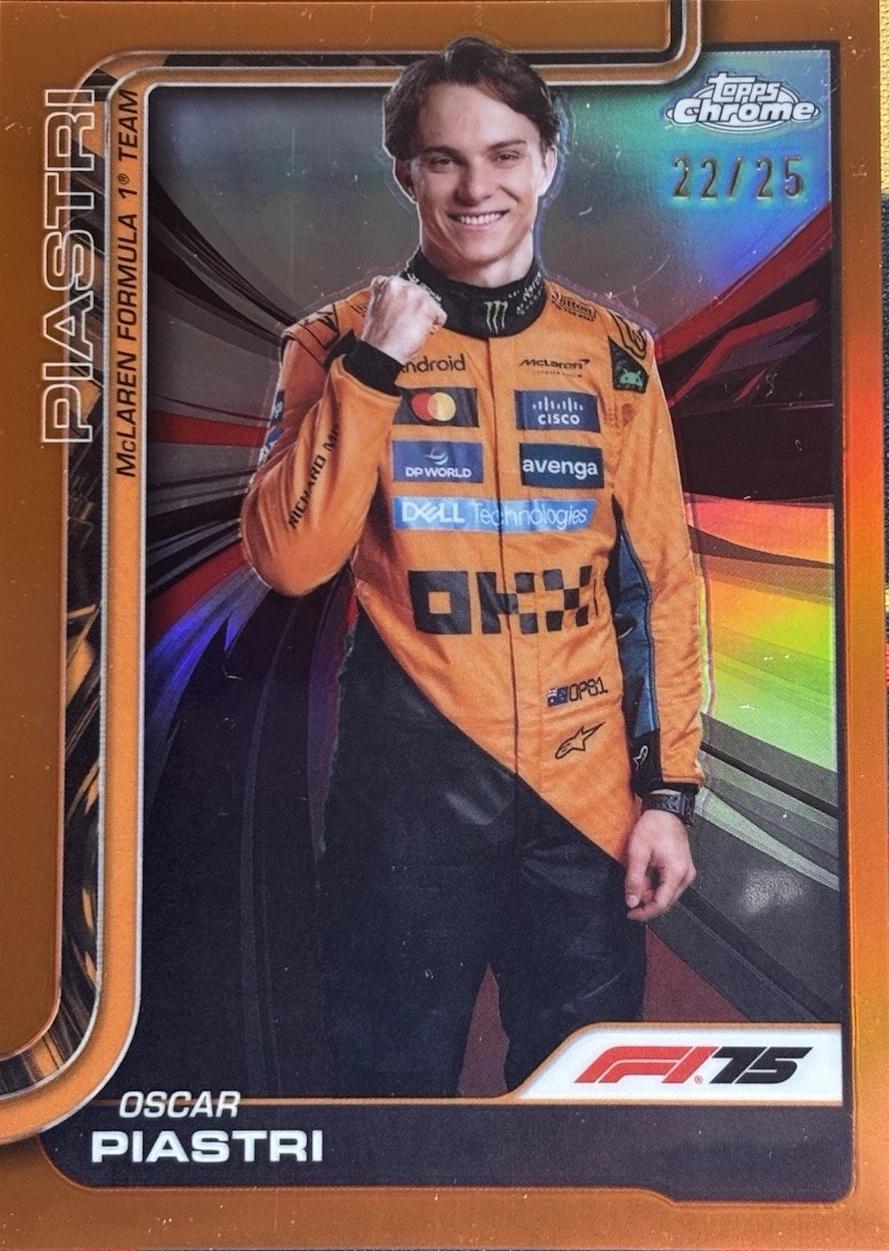 Oscar Piastri [Orange Refractor] #6