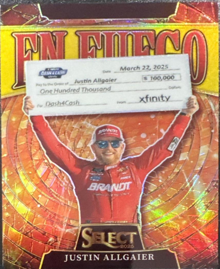 Justin Allgaier [Gold Prizm] #2