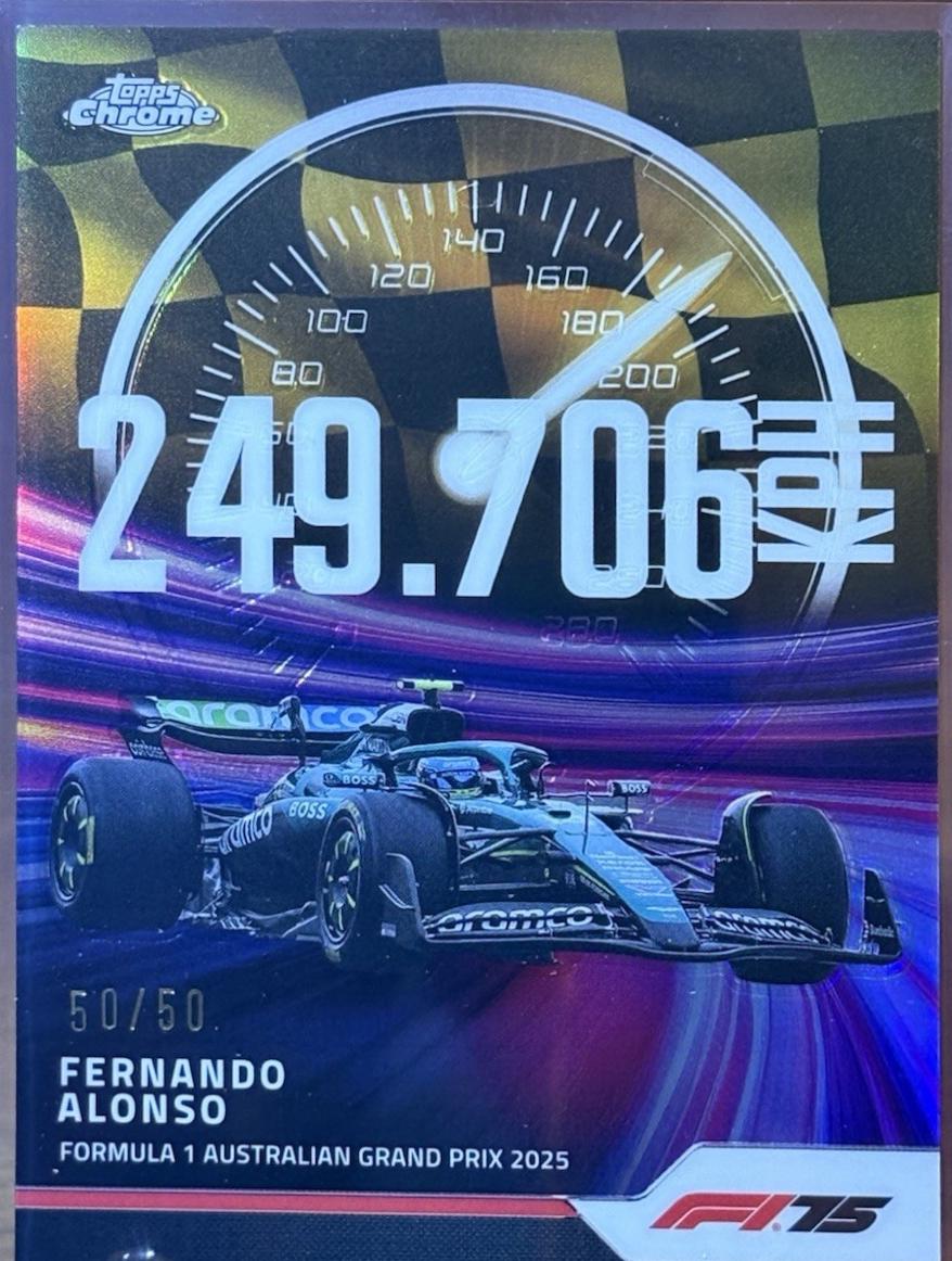 Fernando Alonso [Gold Refractor] #TS-5