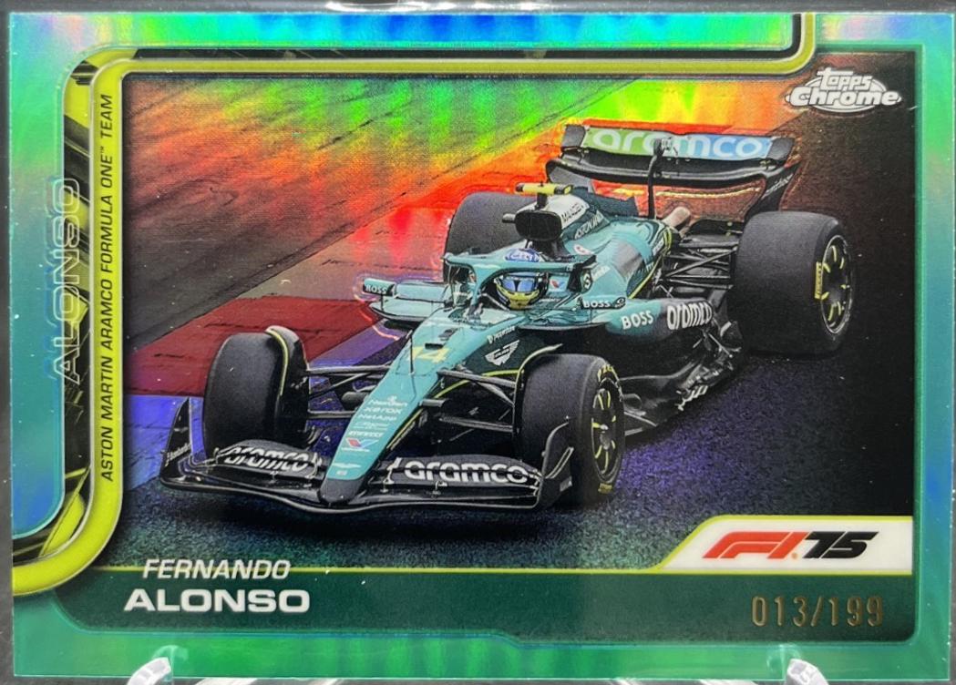 Fernando Alonso [Aqua Refractor] #81
