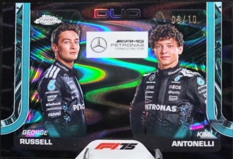 George Russell / Kimi Antonelli [Black RayWave Refractor] #167