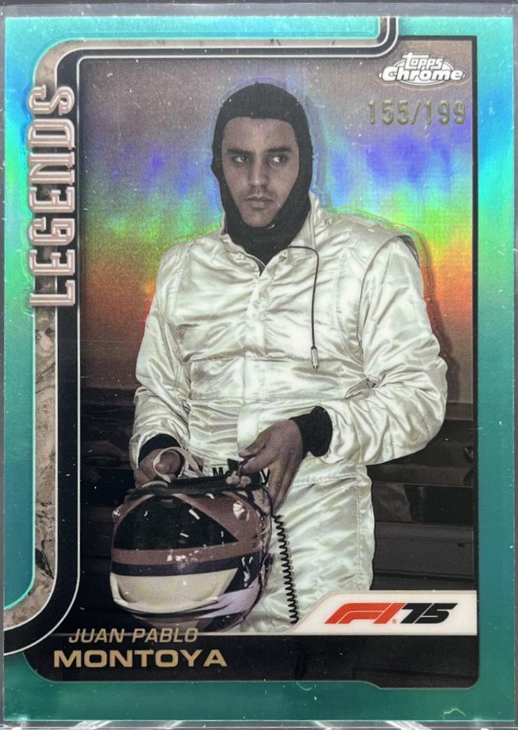 Juan Pablo Montoya [Aqua Refractor] #156