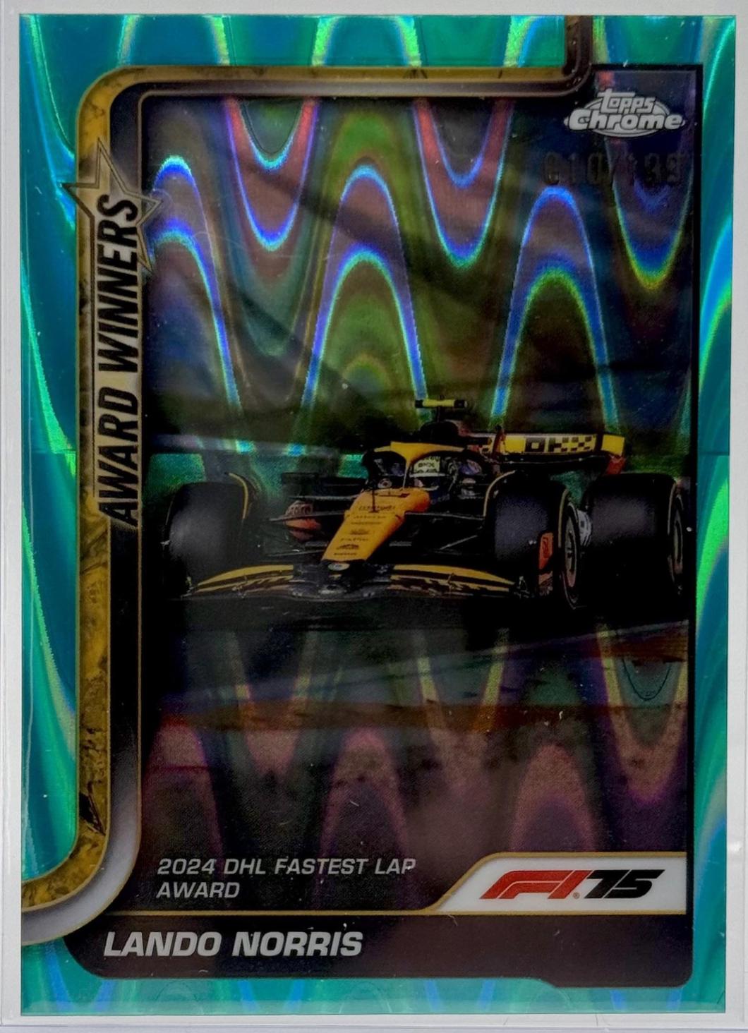 Lando Norris [Aqua Raywave Refractor] #147