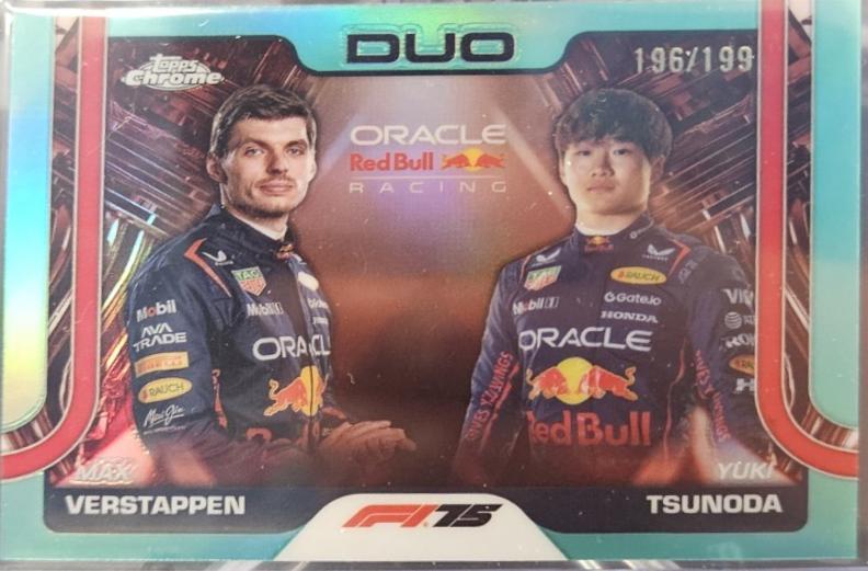 Max Verstappen / Yuki Tsunoda [Aqua Refractor] #164