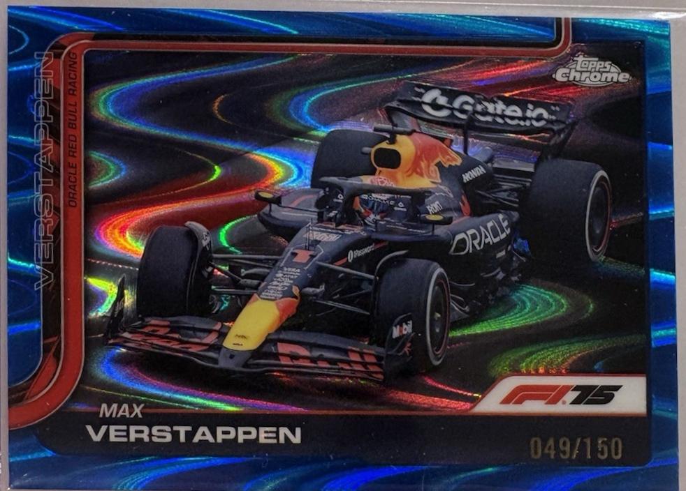Max Verstappen [Blue RayWave Refractor] #73