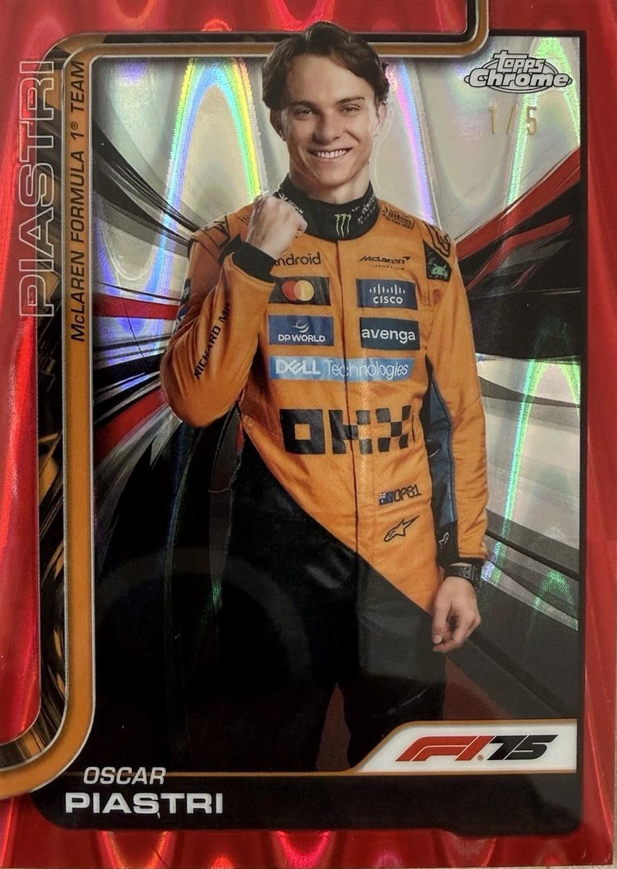 Oscar Piastri [Red RayWave Refractor] #6