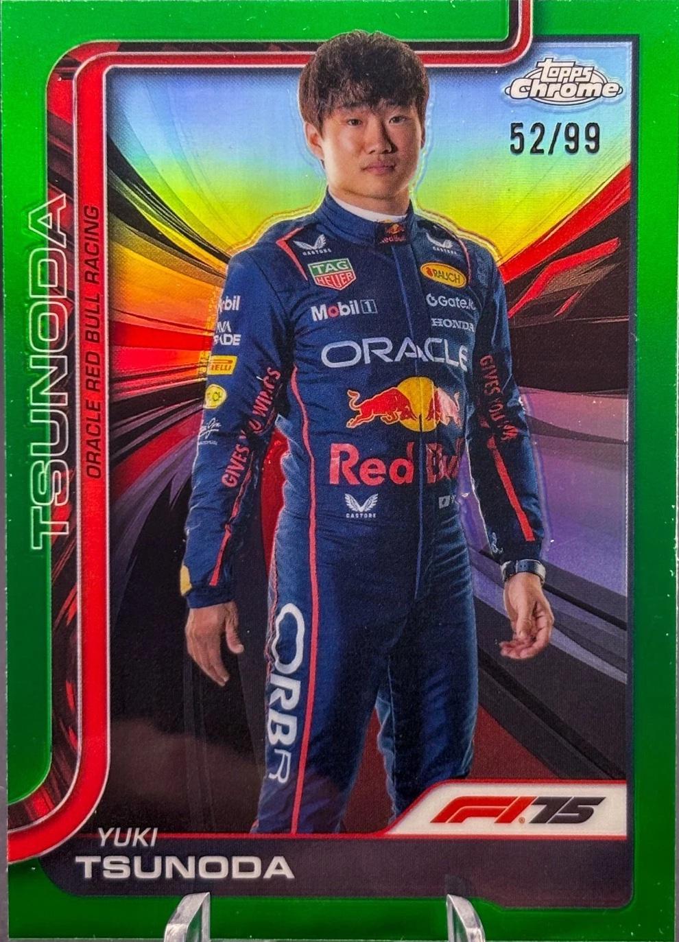 Yuki Tsunoda [Green Refractor] #2