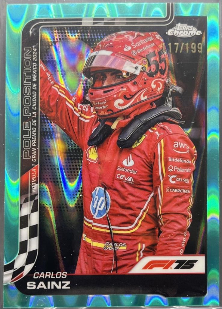 Carlos Sainz [Aqua Raywave Refractor] #121
