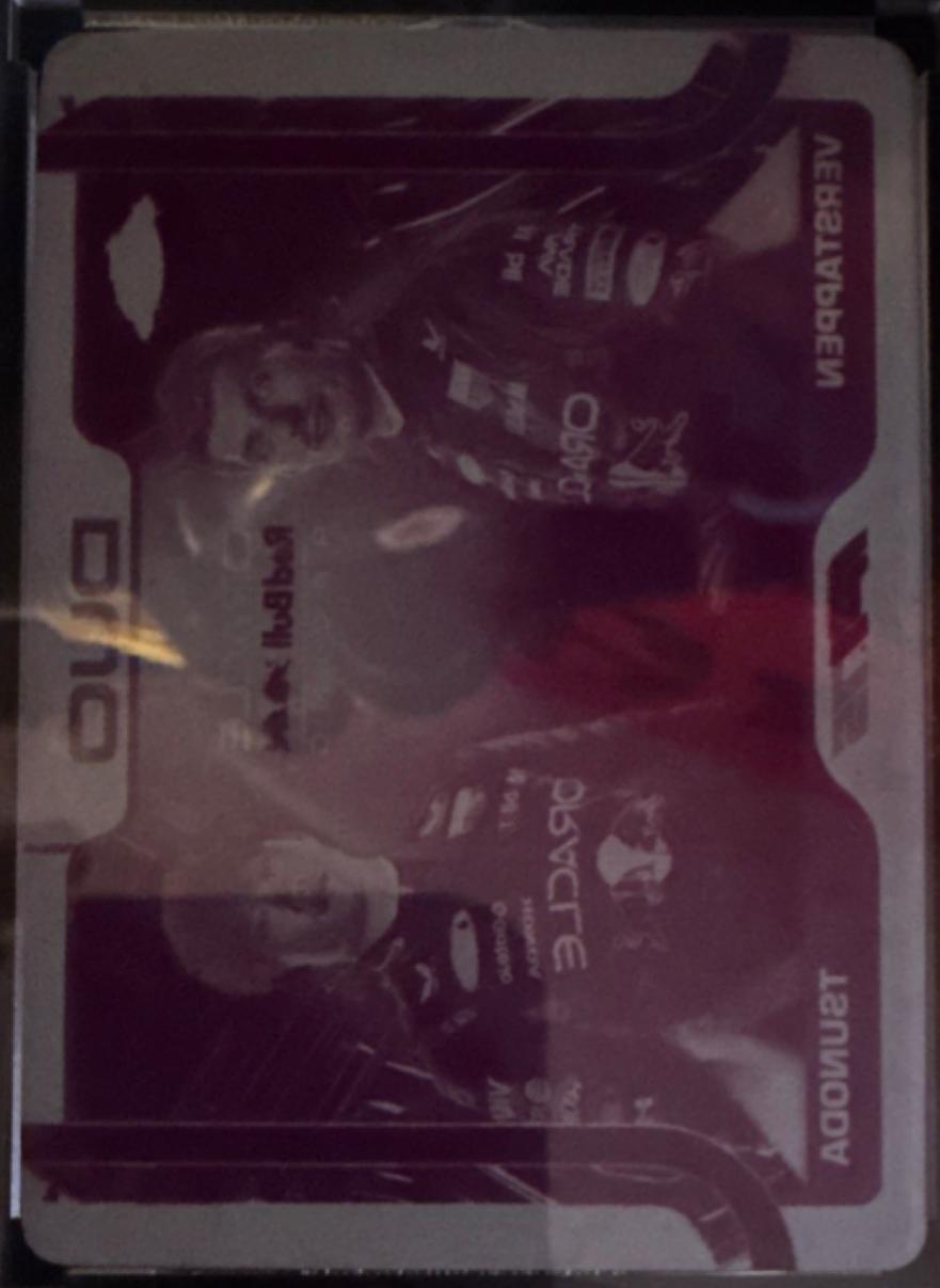 Max Verstappen / Yuki Tsunoda [Printing Plate] #164