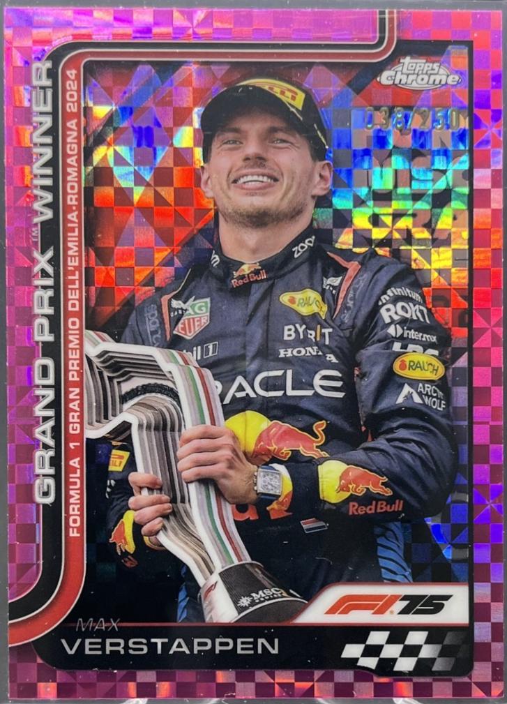 Max Verstappen [Pink Checker Flag Refractor] #99
