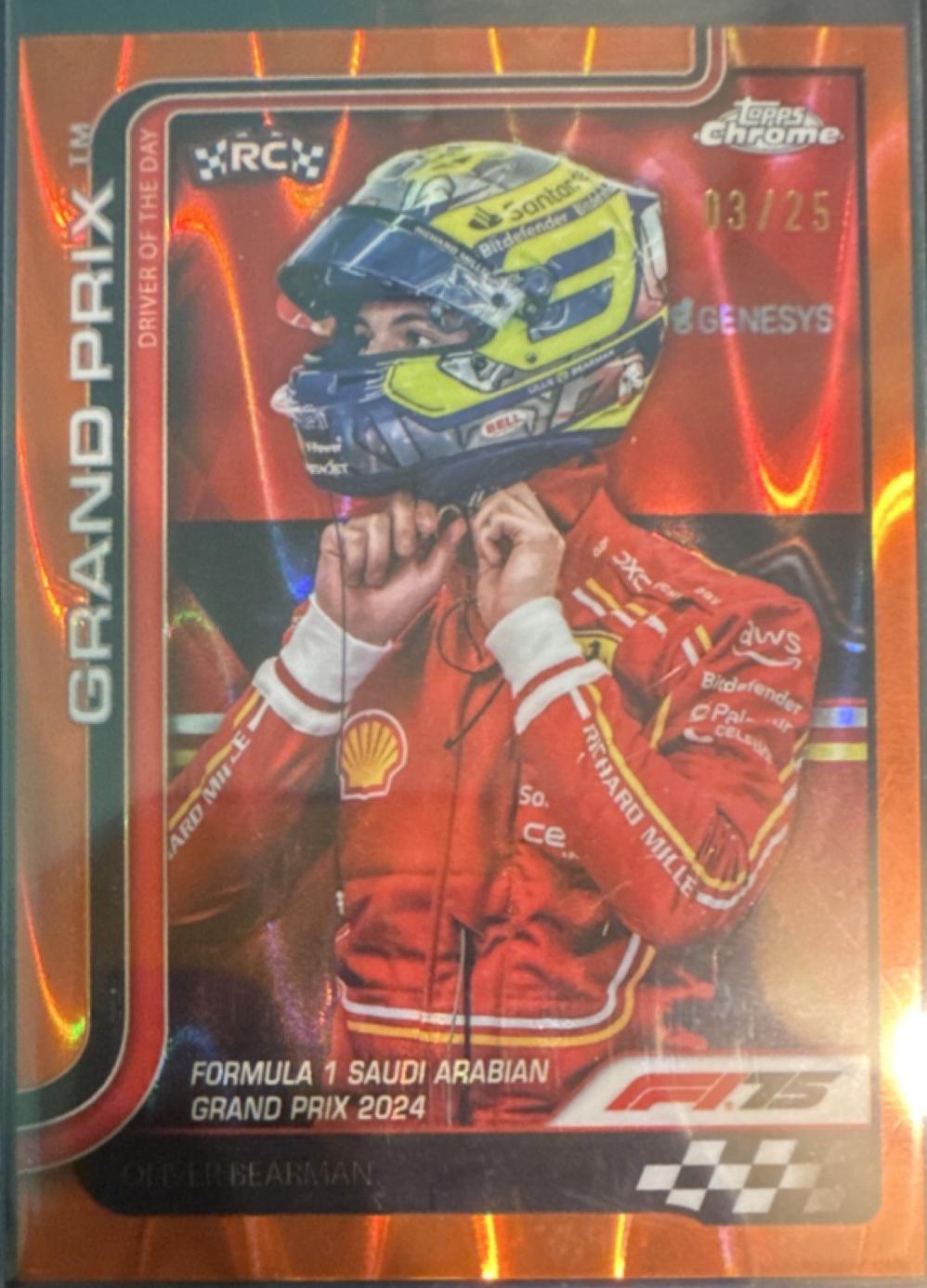 Oliver Bearman [Orange Refractor] #123