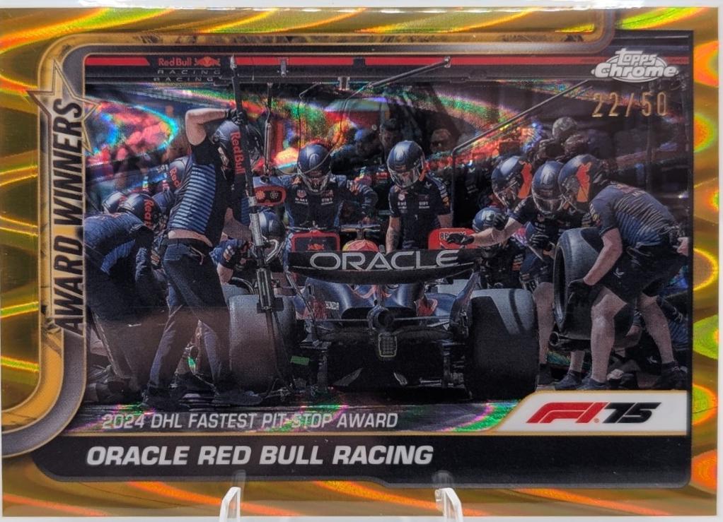 Oracle Red Bull Racing [Gold RayWave Refractor] #146