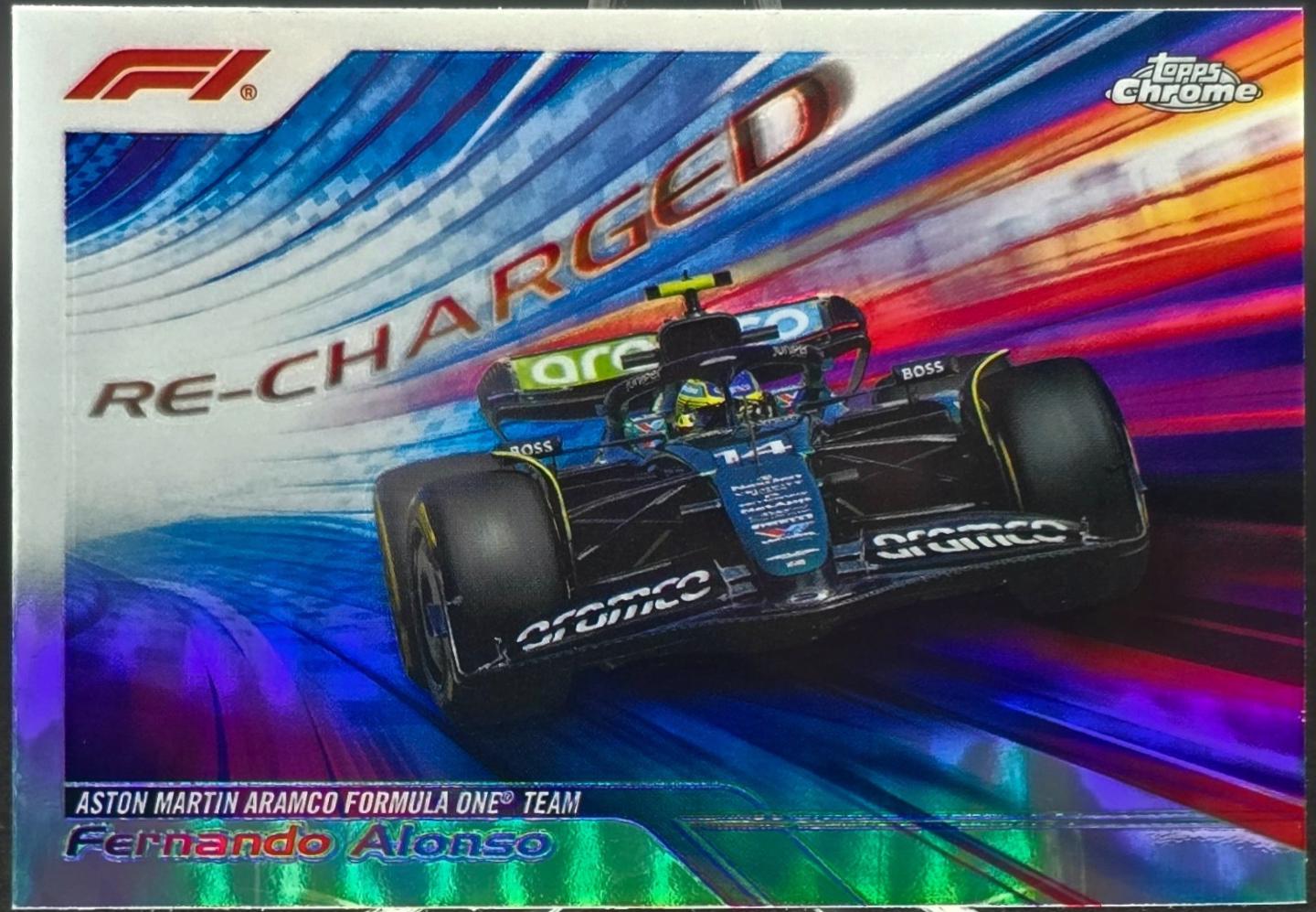 Fernando Alonso [Orange Refractor] #RECH-11