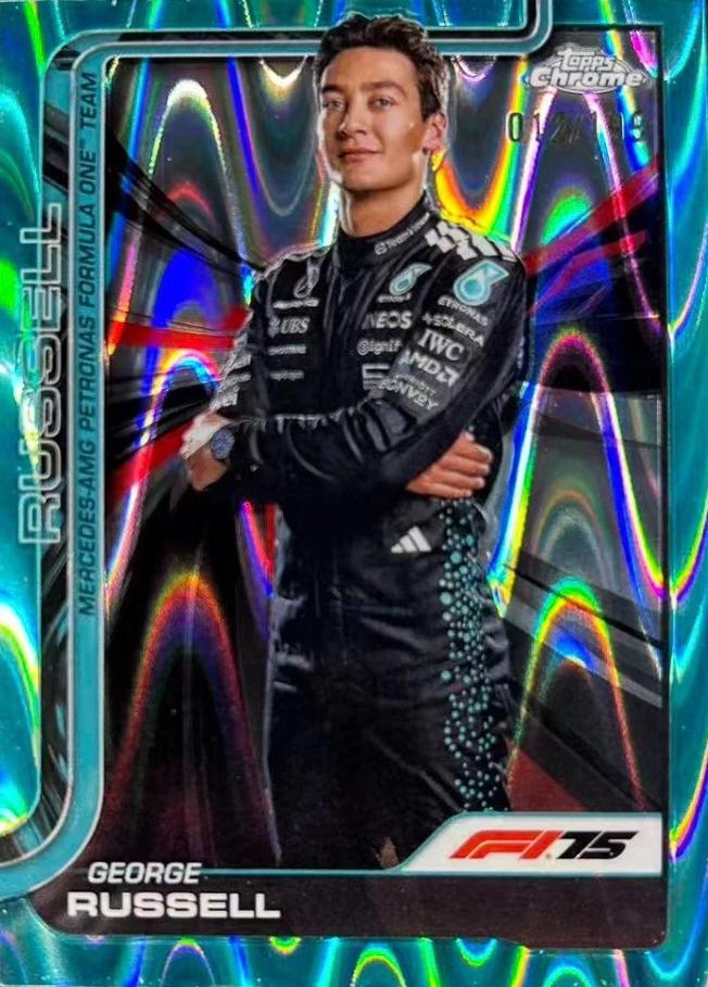 George Russell [Aqua Raywave Refractor] #7