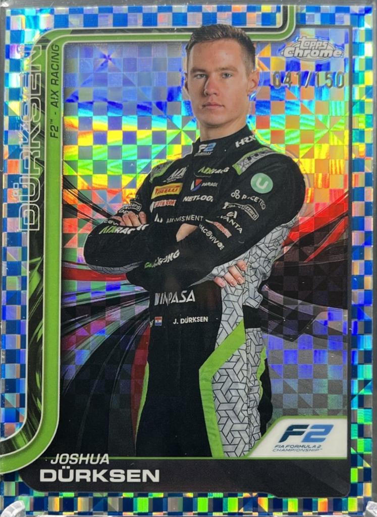 Joshua Durksen [Blue Checker Flag Refractor] #37