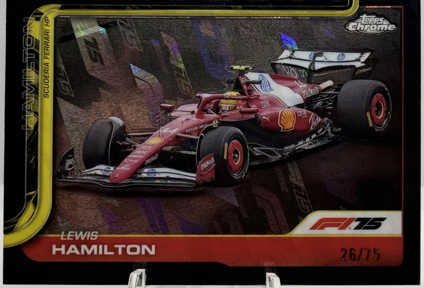 Lewis Hamilton [Black Refractor] #76