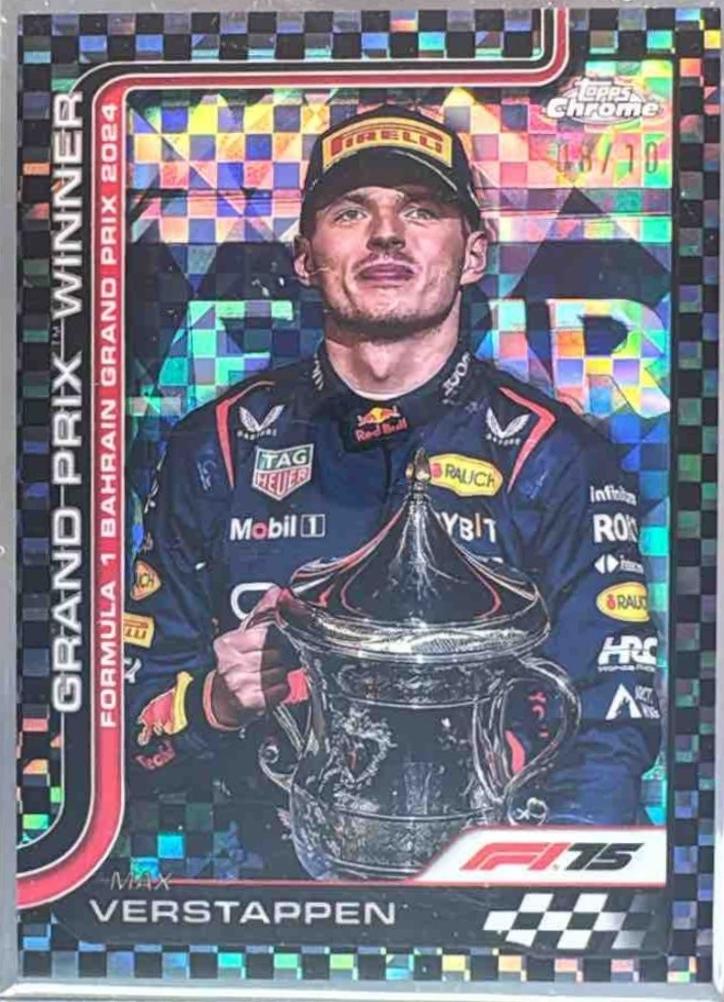 Max Verstappen [Black Checker Flag Refractor] #93
