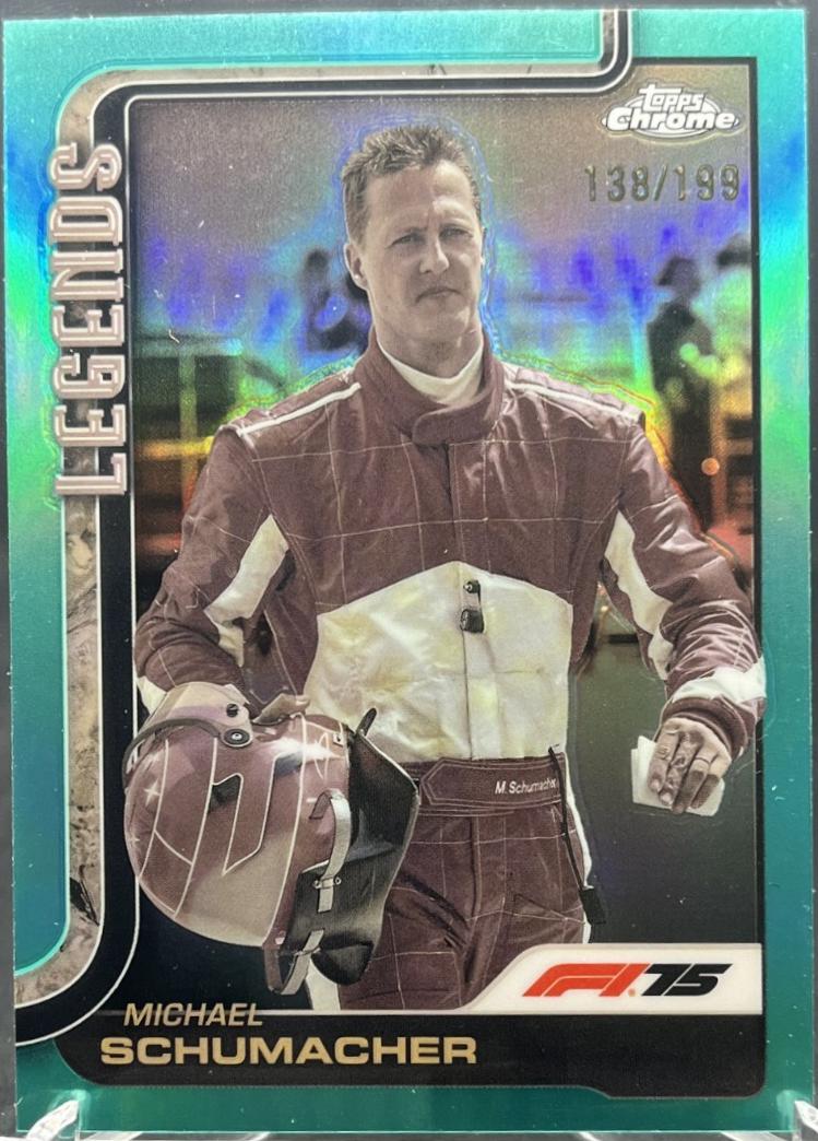 Michael Schumacher [Aqua Refractor] #158