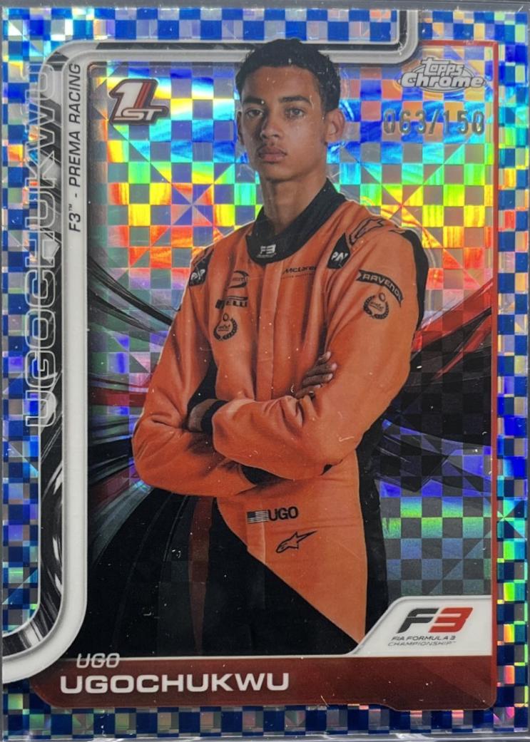 Ugo Ugochukwu [Blue Checker Flag Refractor] #45