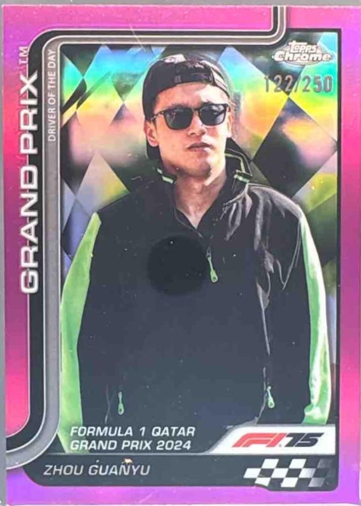 Zhou Guanyu [Pink Refractor] #144