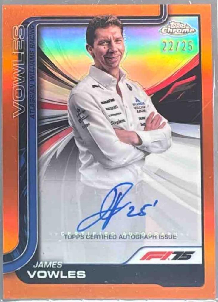 James Vowles [Orange Refractor] #CAC-VOW