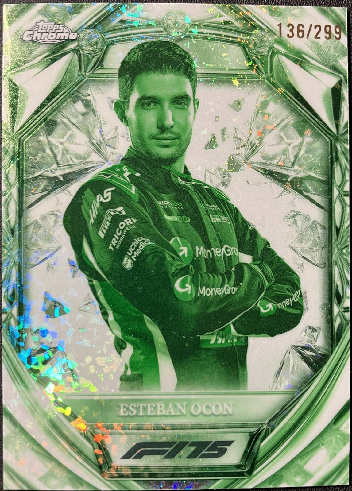 Esteban Ocon [Night Vision Mini-Diamond Refractor] #D75-13