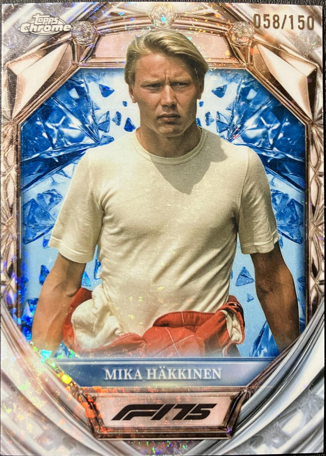 Mika Hakkinen [Blue Mini-Diamond Refractor] #D75-48