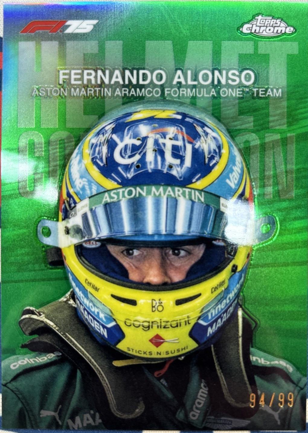 Fernando Alonso [Green Refractor] #HC-6