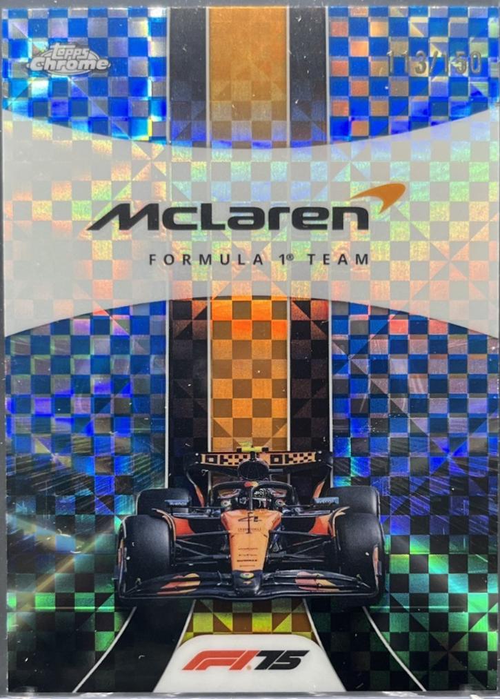 McLaren Formula 1 Team [Blue Checker Flag Refractor] #176