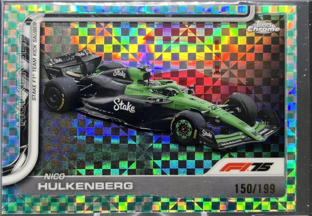 Nico Hulkenberg [Aqua Checker Flag Refractor] #91
