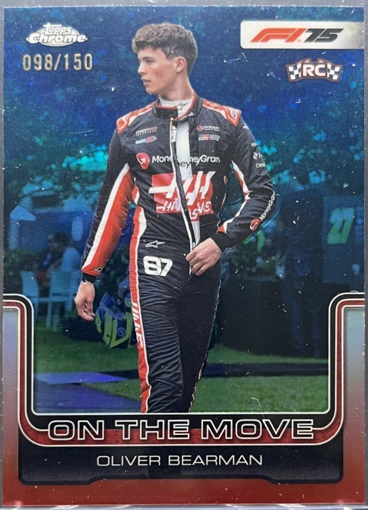 Oliver Bearman [Blue Refractor] #186