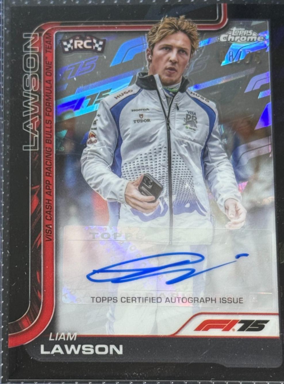 Liam Lawson [75th Anniversary Refractor] #CAC-LAW