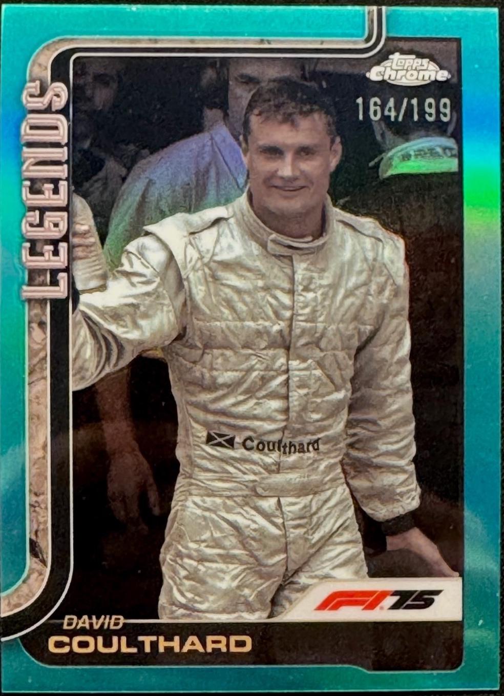David Coulthard [Aqua Refractor] #151